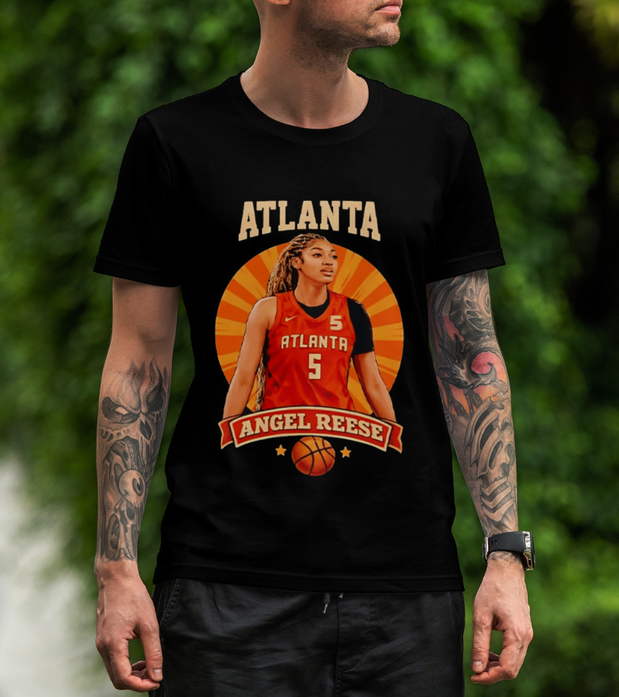 Atlanta Angel Reese Basketball T-Shirt