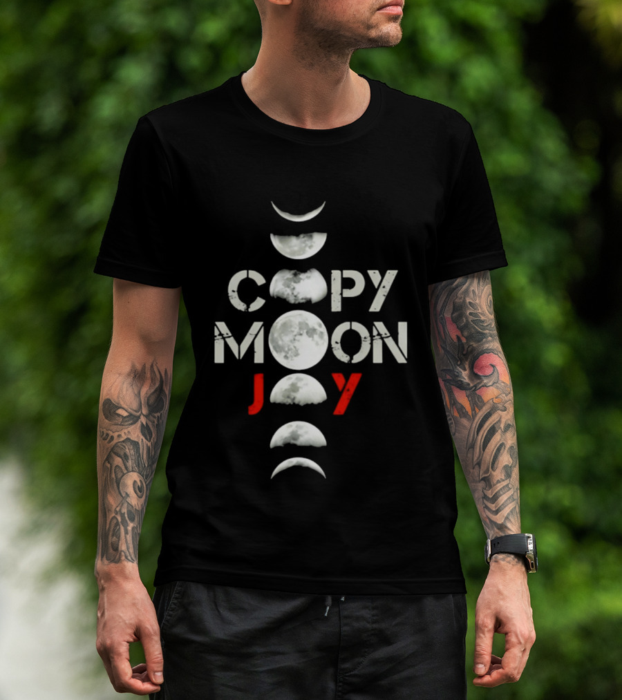 Copy Moon Joy Phases Lunar Cycle T-Shirt