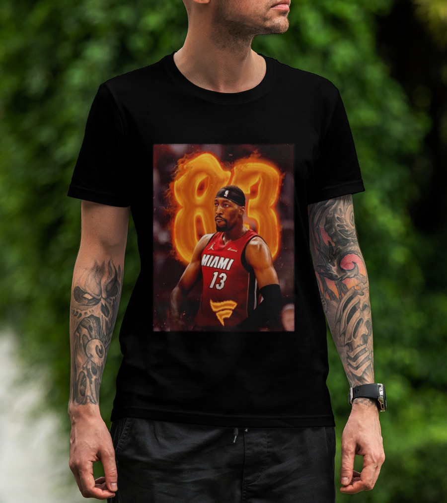Bam Adebayo Miami 83 Points NBA 13 Basketball Heat T-Shirt