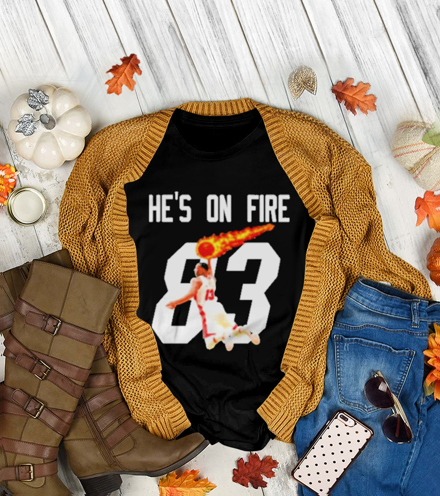Bam Adebayo 83 Points He's On Fire Dunk Basketball T-Shirt