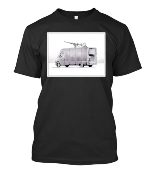 Boldy James Manhunt Banksy Inspired Armored Truck Scene T-Shirt
