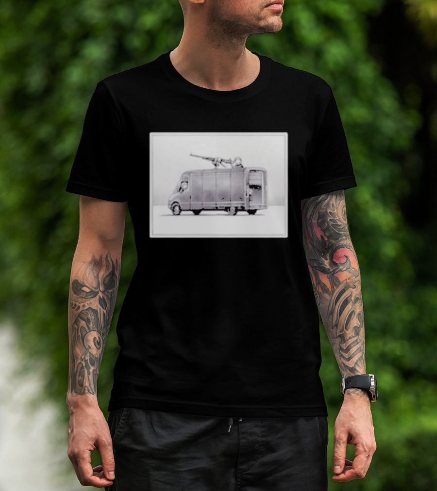 Boldy James Manhunt Banksy Inspired Armored Truck Scene T-Shirt