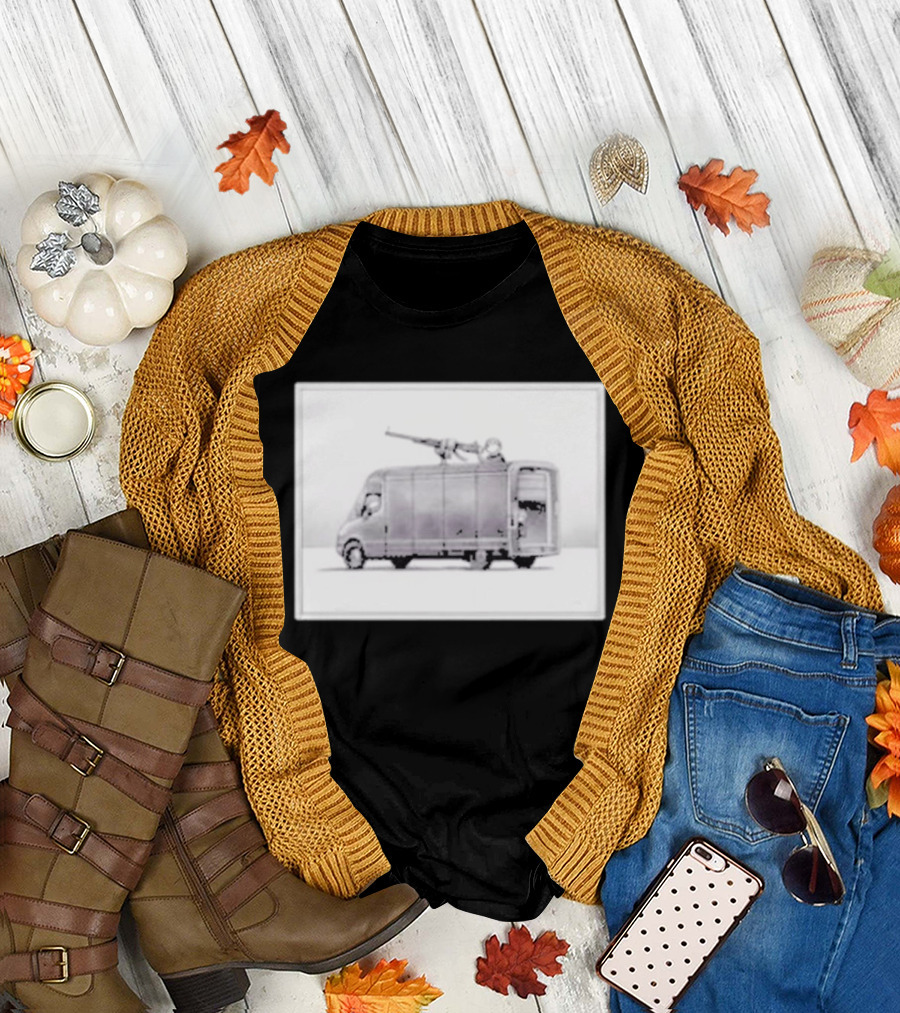 Boldy James Manhunt Banksy Inspired Armored Truck Scene T-Shirt