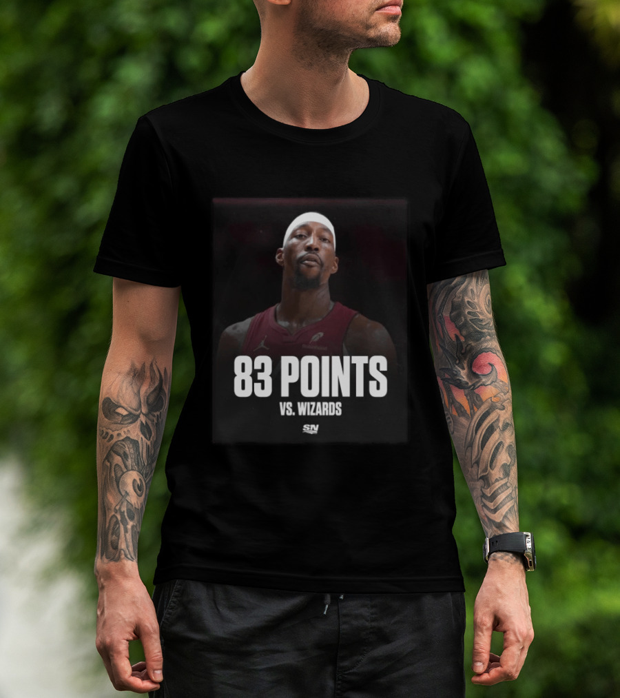 Bam Adebayo 83 Points Vs Wizards SN Sports Raptors T-Shirt