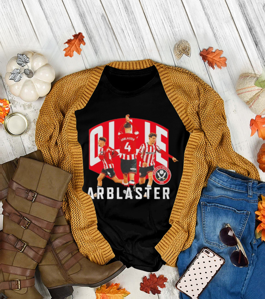 Ollie Arblaster 4 Sheffield United FC Player 1867 T-Shirt