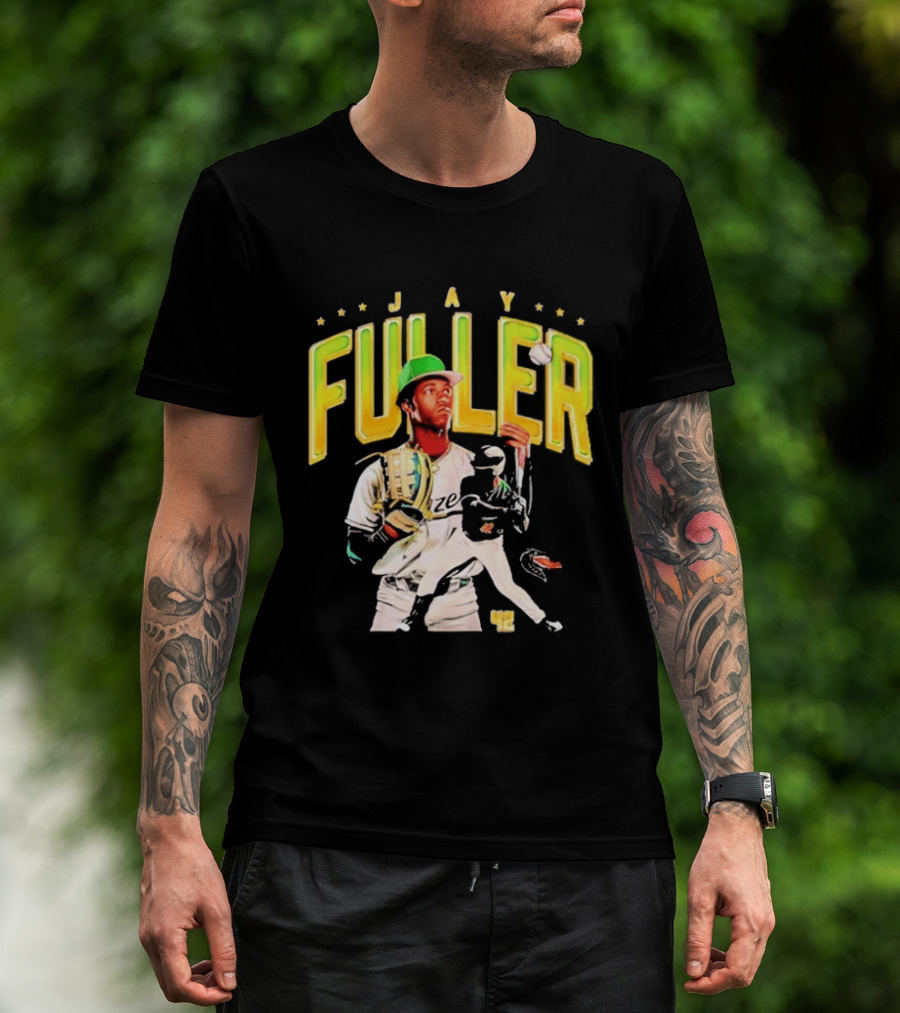 Jay Fuller UAB Baseball Player NCAA Collage With Catcher And Batter T-Shirt