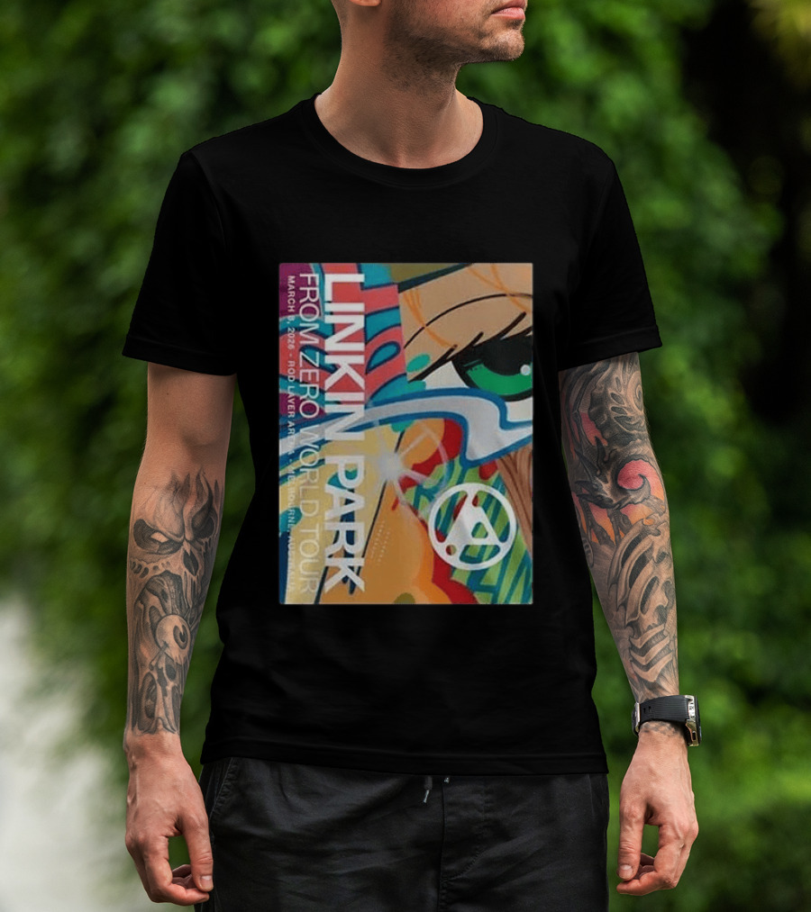 LINKIN PARK From Zero World Tour March 2026 Marvel Stadium Melbourne T-Shirt