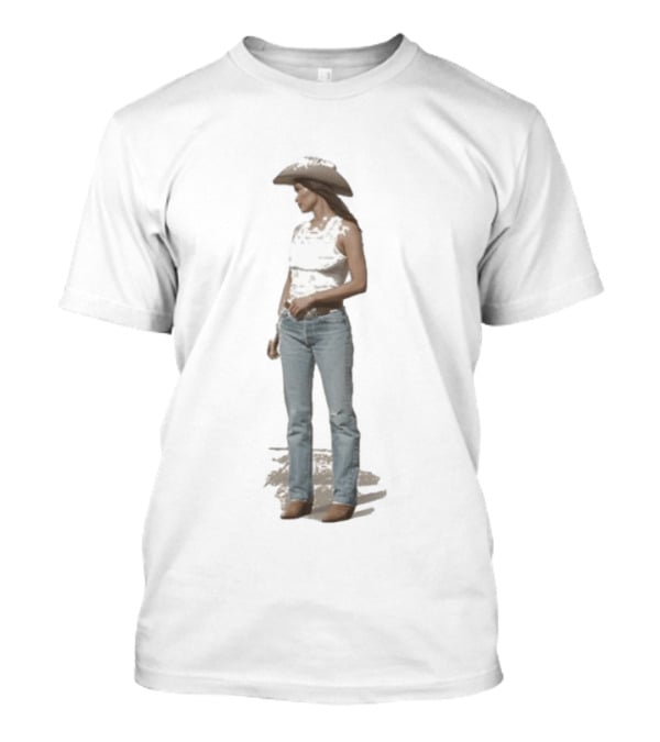 Kacey Musgraves Middle Of Nowhere Cowgirl Style Jeans And Hat T-Shirt
