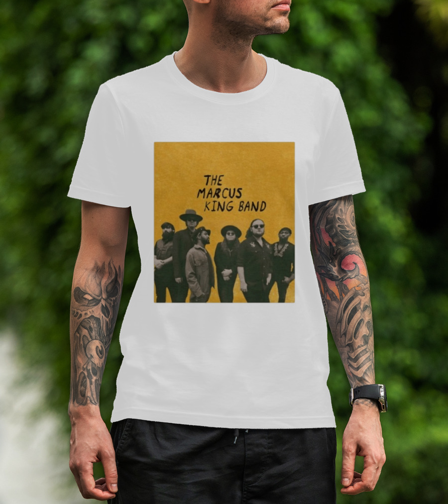 The Marcus King Band Vintage American Tour Group Photo T-Shirt