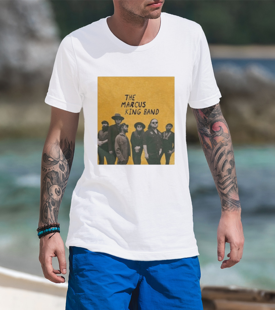 The Marcus King Band Vintage American Tour Group Photo T-Shirt