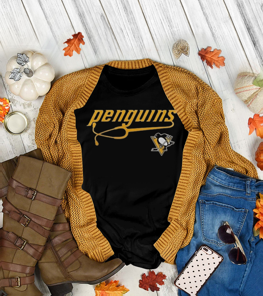 Pittsburgh Penguins Healthcare Appreciation Night 2026 Stethoscope T-Shirt