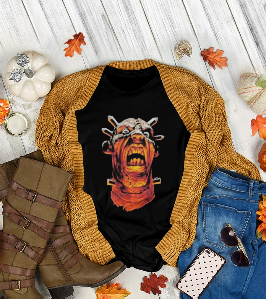 Wyco 1990s Wes Benscoter Frankenstein Horror T-Shirt