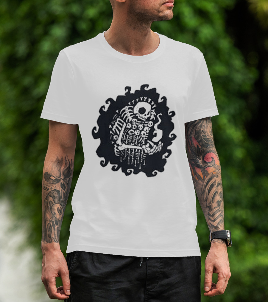 First Of The Dead Celestigail Intricate Skeleton Monster T-Shirt