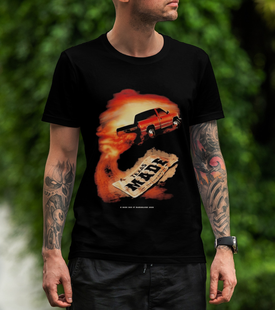 Dios Did It Ourselves Texas Made Truck Puro Texas T-Shirt