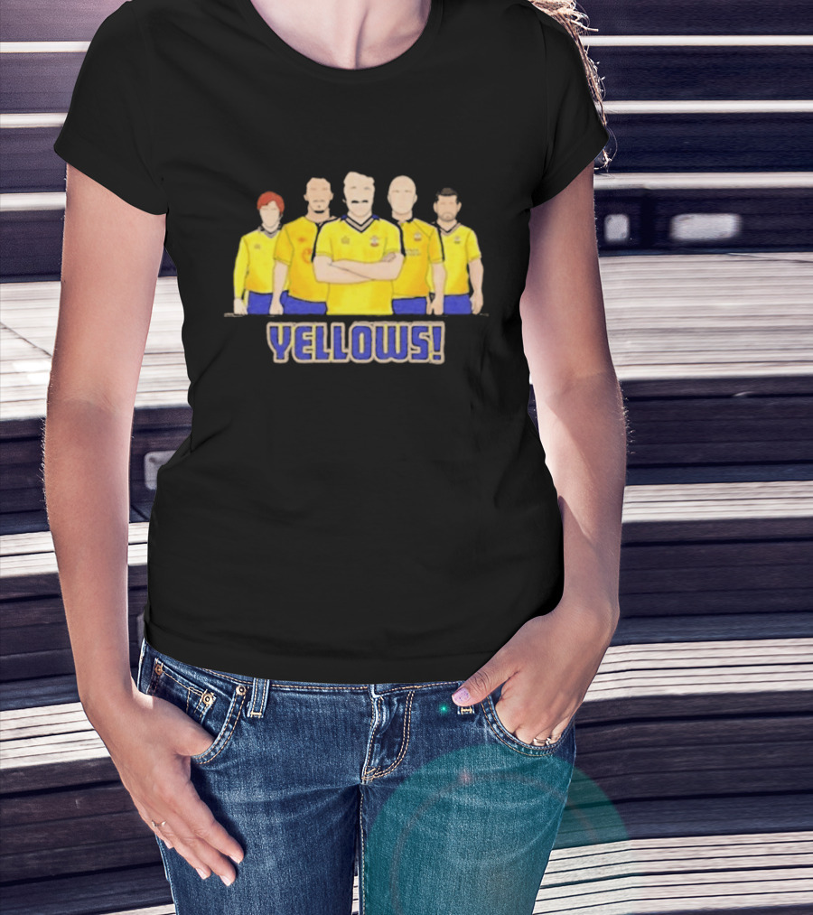Saintsfc Yellows Soccer Team United In Yellow Jerseys T-Shirt