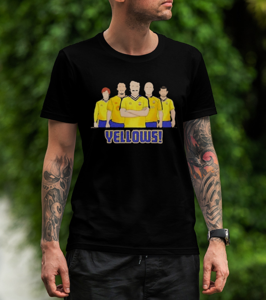 Saintsfc Yellows Soccer Team United In Yellow Jerseys T-Shirt