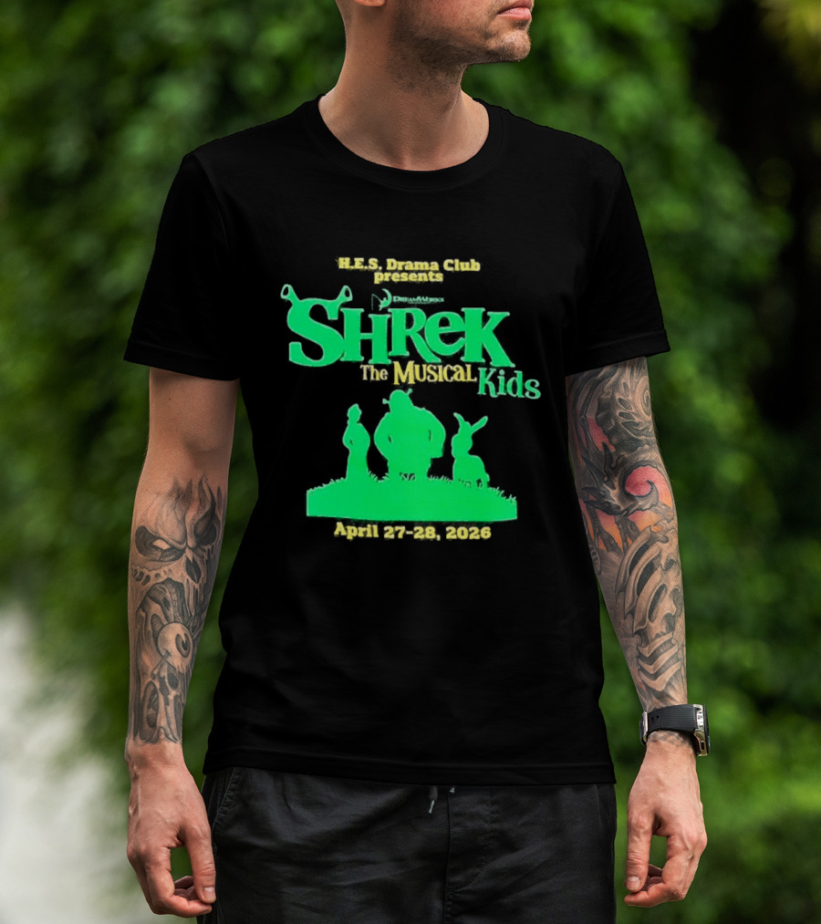HHS Drama Club Presents Shrek The Musical Kids August 3rd 5th 2023 T-Shirt