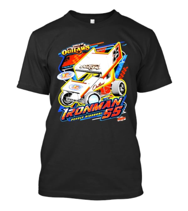 World Of Outlaws Sprint Car Series Ironman 55 Pevely Missouri Racing 23 T-Shirt