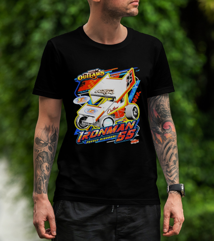 World Of Outlaws Sprint Car Series Ironman 55 Pevely Missouri Racing 23 T-Shirt