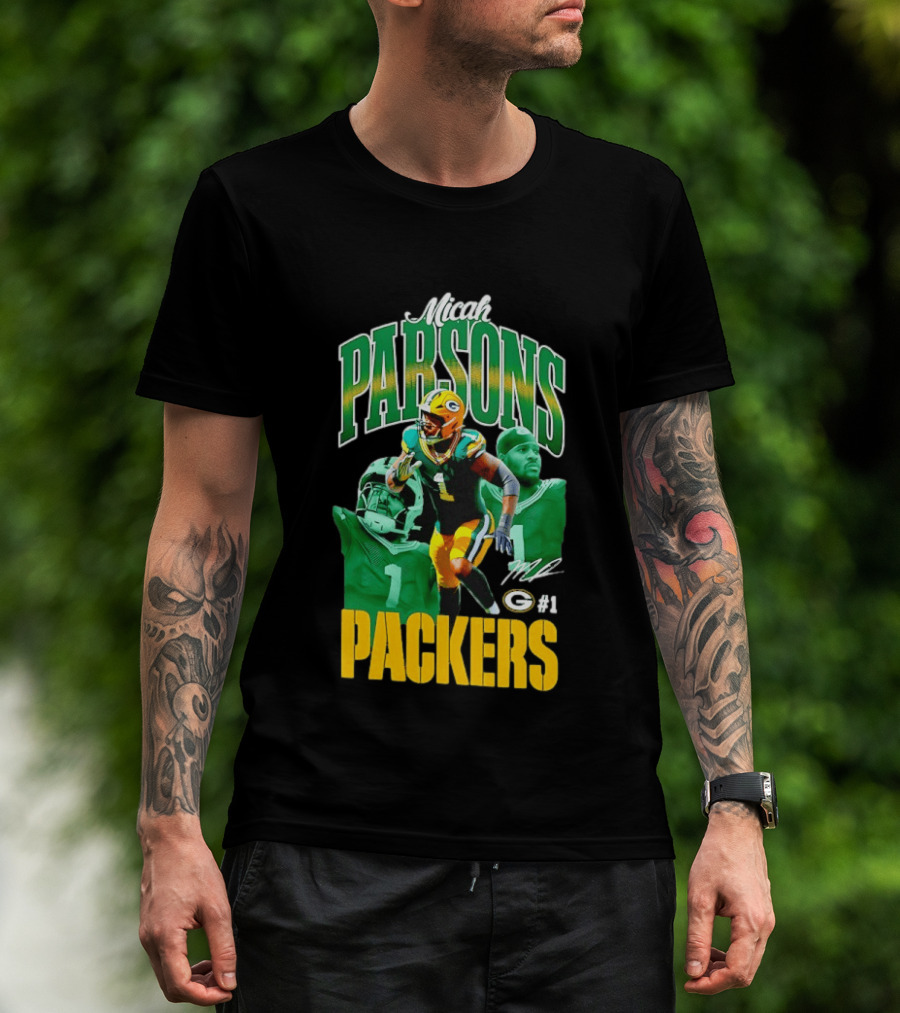 Micah Parsons Green Bay Packers NFL Iconic 2023 #1 T-Shirt