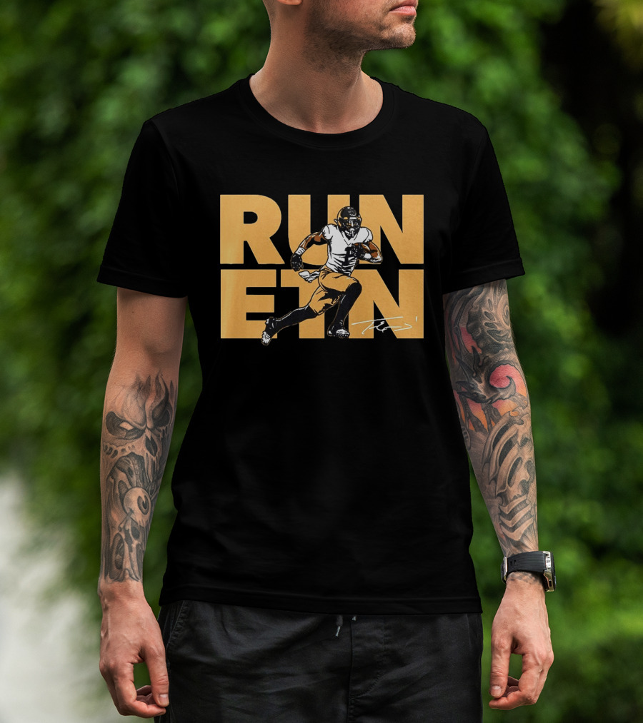 RUN ETN New Orleans Saints Football Sportswear T-Shirt