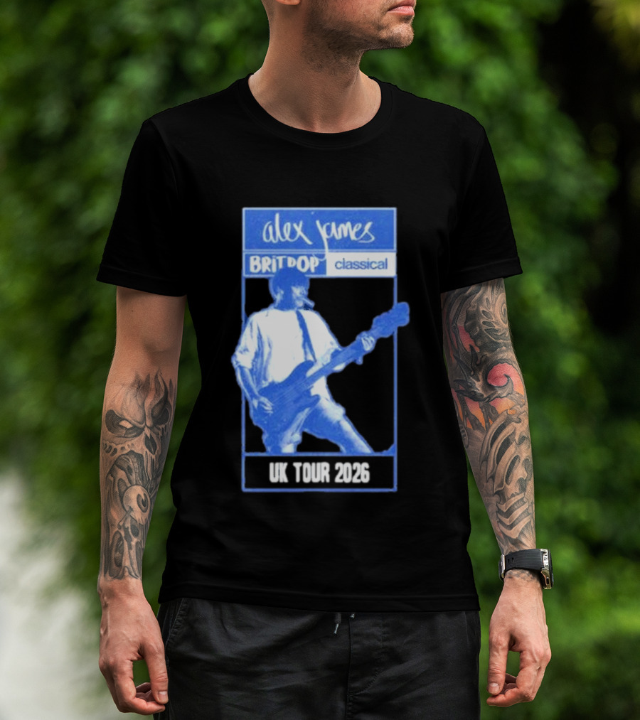 Alex James Britpop Classical UK Tour 2023 T-Shirt