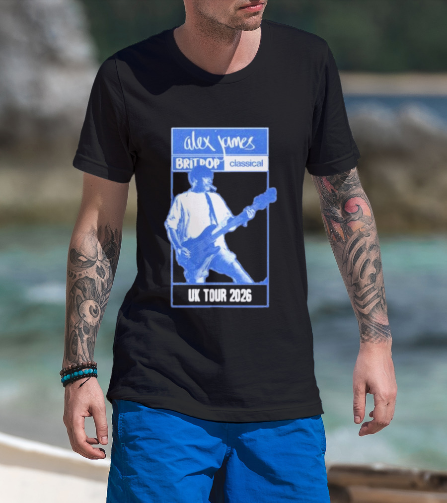 Alex James Britpop Classical UK Tour 2023 T-Shirt