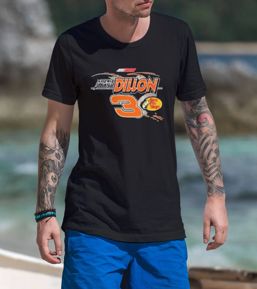 Austin Dillon 3 Bass Pro Shops 2026 Racing T-Shirt