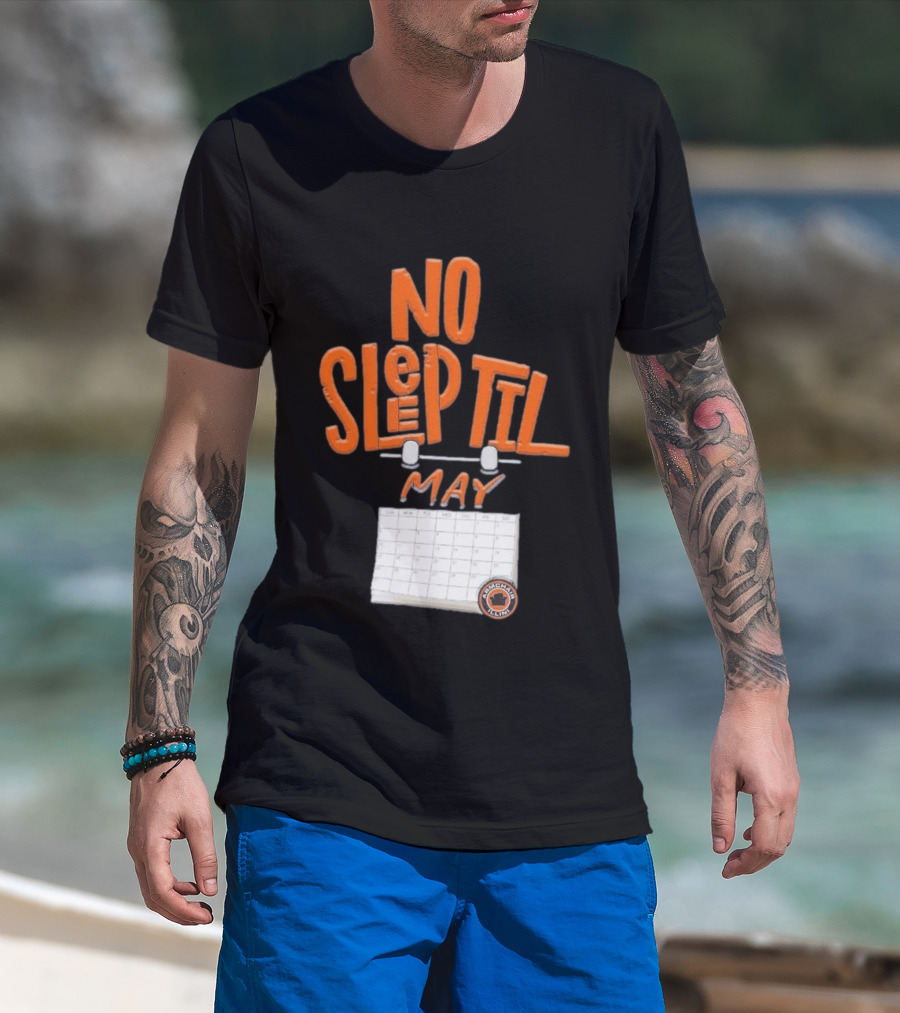 No Sleep Til May Armchair Illinois Fighting Illini Calendar T-Shirt
