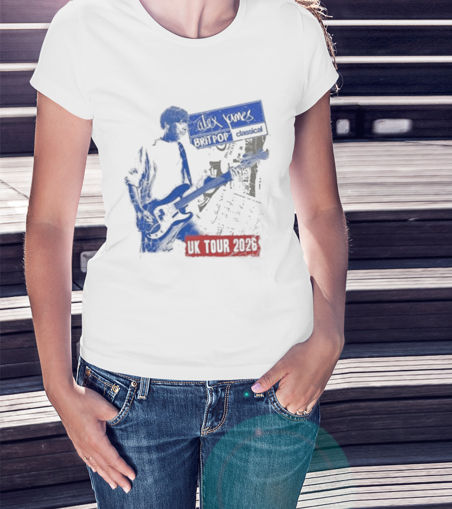 Alex James Britpop Classical UK Tour 2026 T-Shirt
