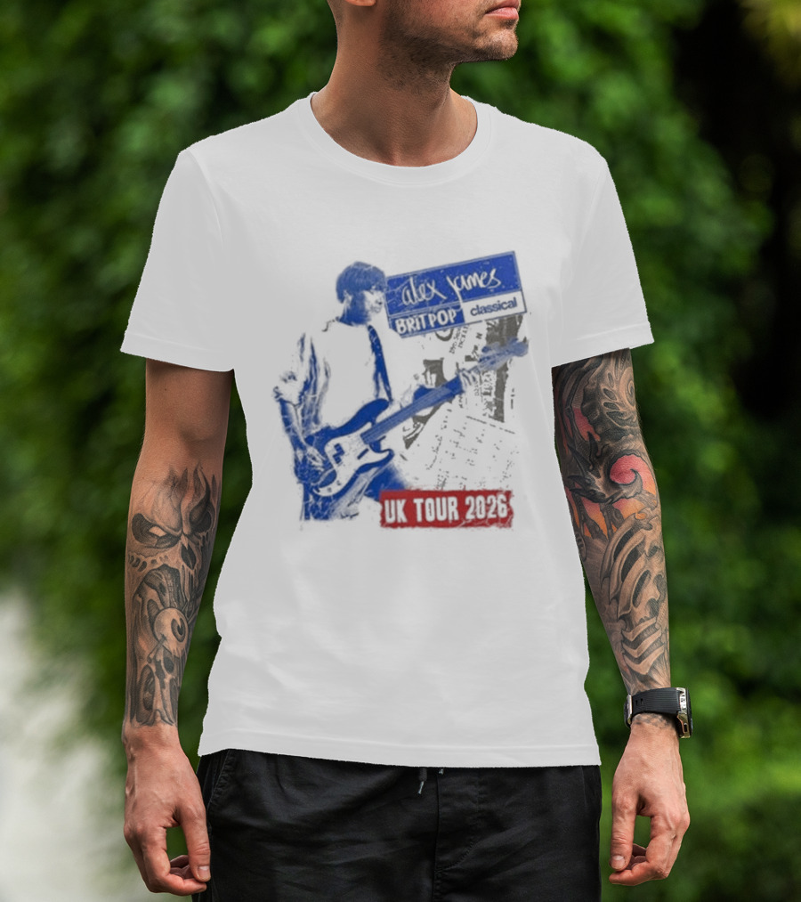 Alex James Britpop Classical UK Tour 2026 T-Shirt