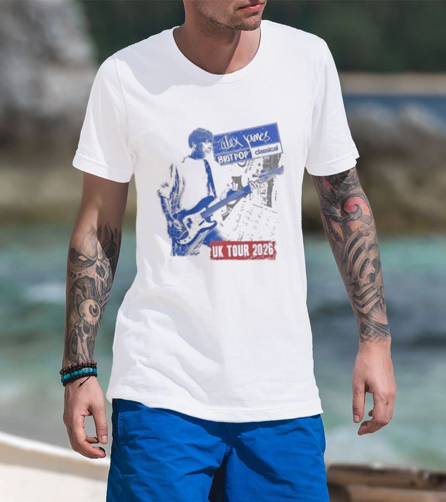 Alex James Britpop Classical UK Tour 2026 T-Shirt