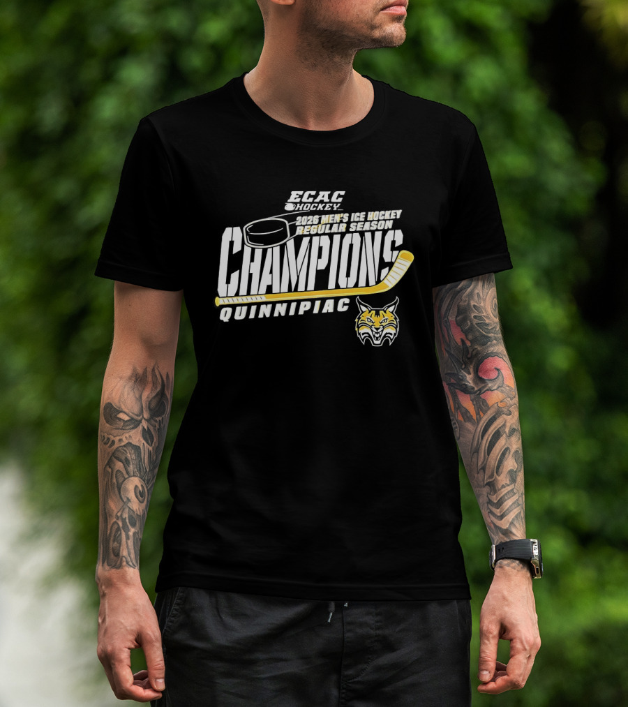 NCAA Hockey Frozen Four 2023 Champions Quinnipiac Bobcats T-Shirt