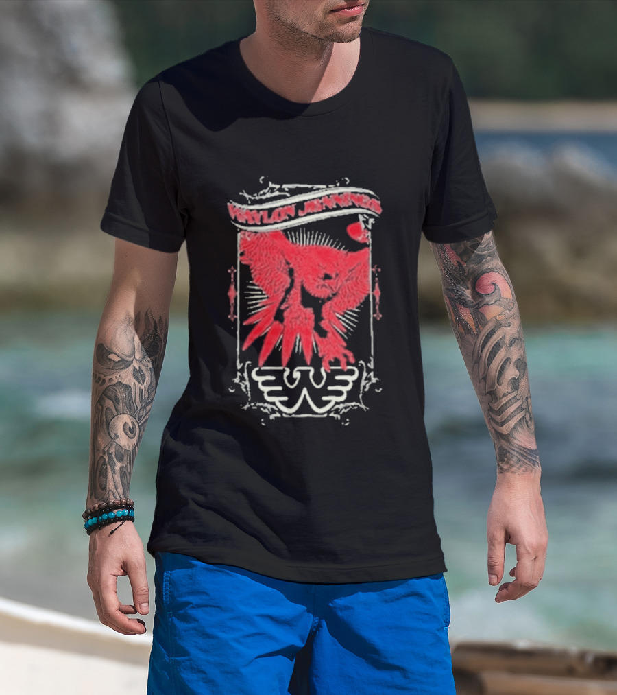 Waylon Jennings Flying W Eagle T-Shirt