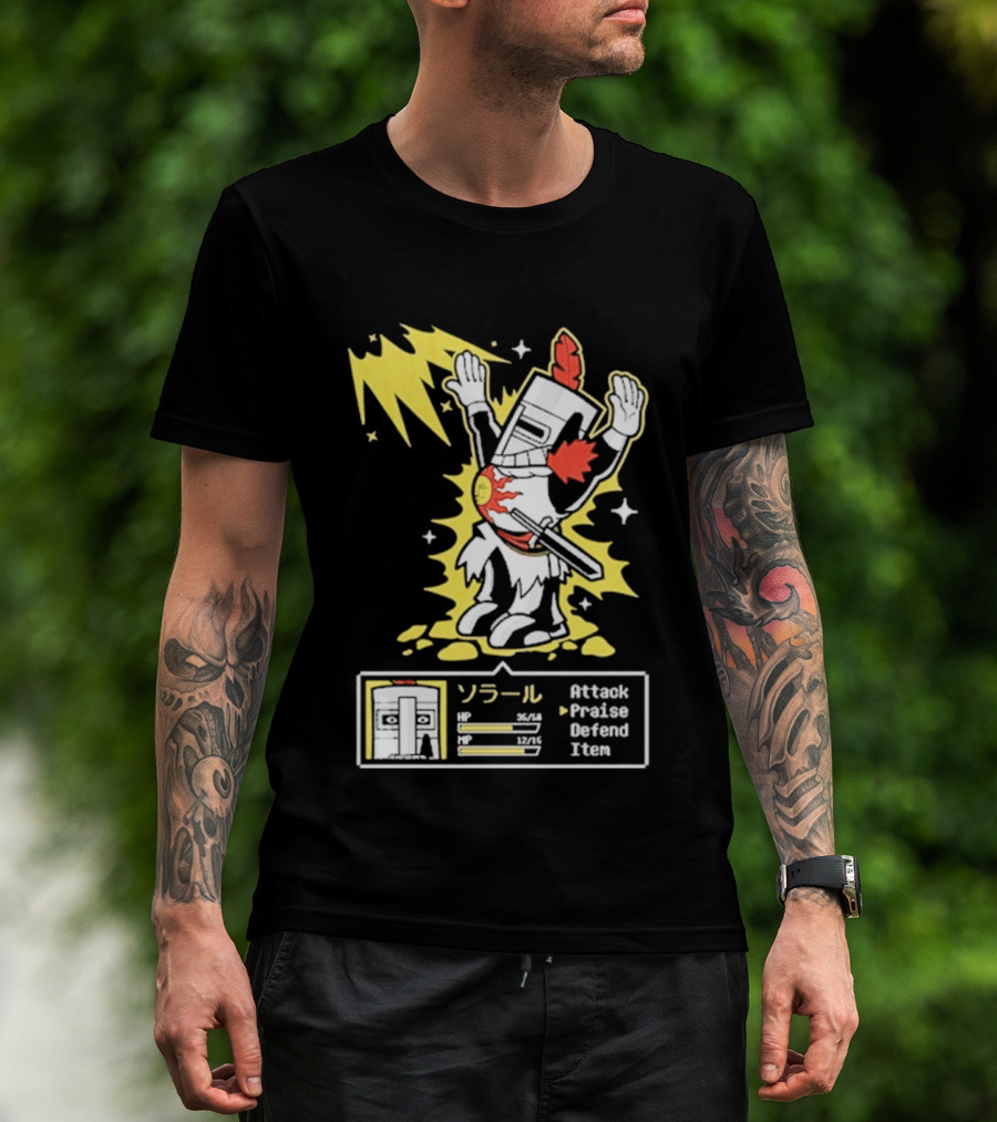 Solar Man Goblin Tengu Attack Praise Defend Item T-Shirt