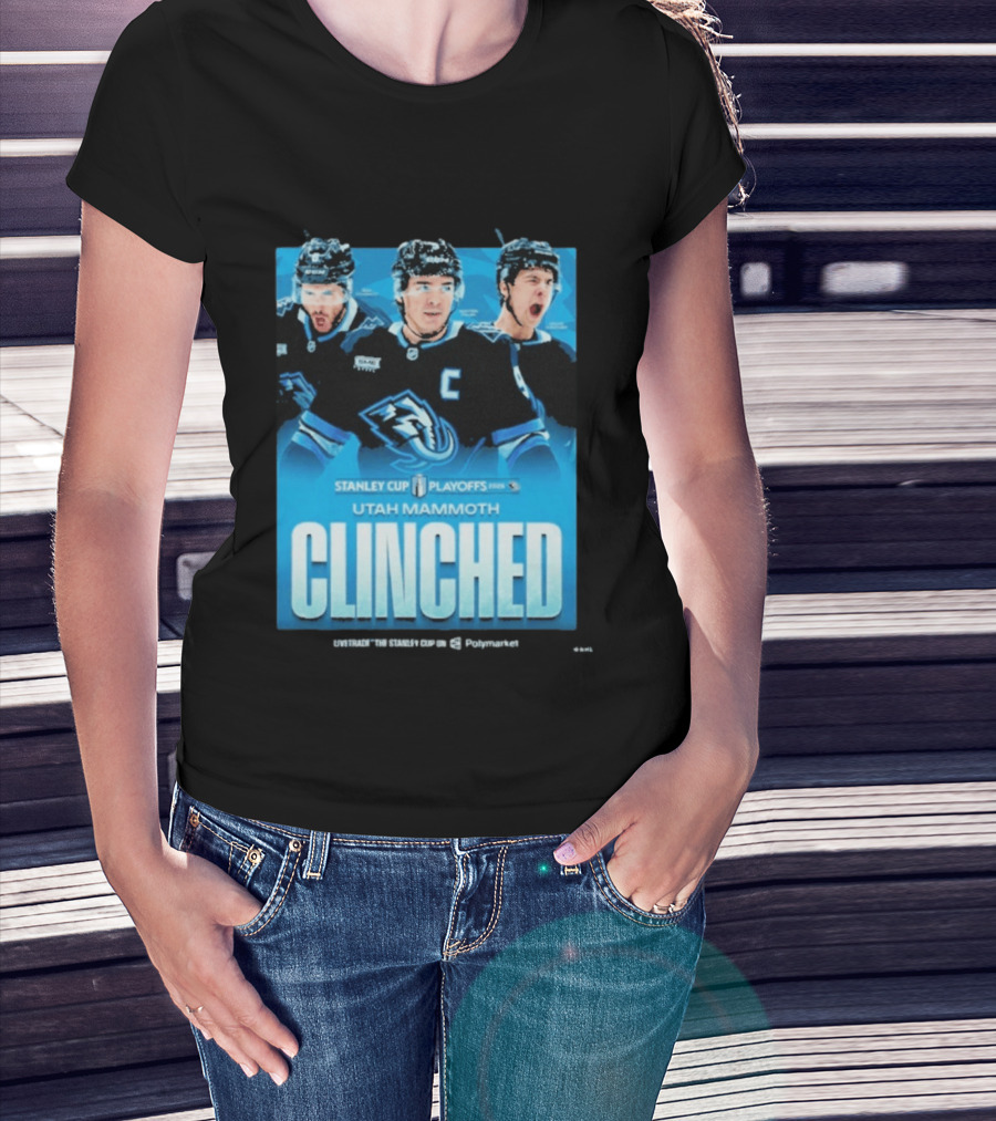 Utah Mammoth Clinched Stanley Cup Playoffs 2026 T-Shirt