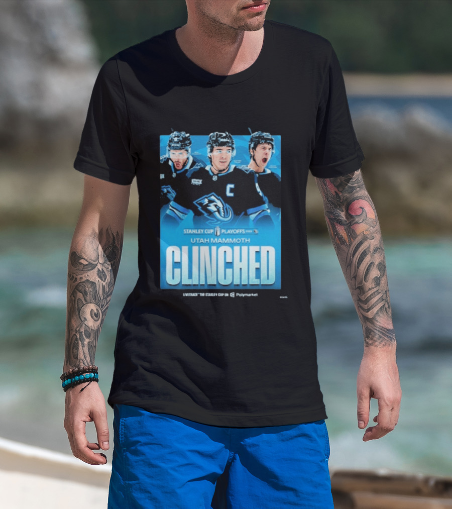 Utah Mammoth Clinched Stanley Cup Playoffs 2026 T-Shirt
