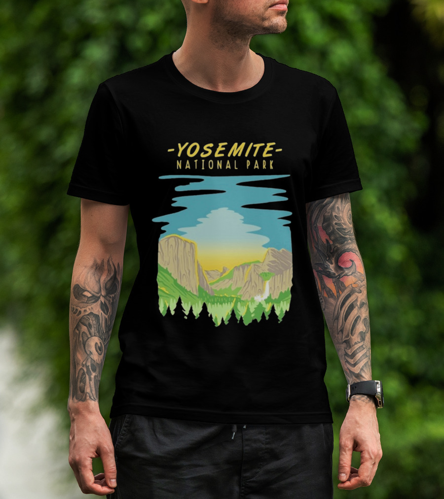 Yosemite National Park Scenic Nature Vista T-Shirt