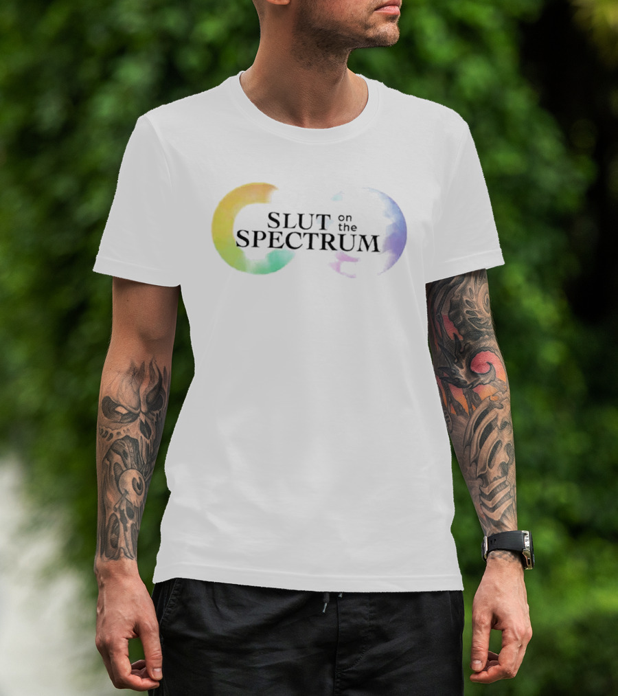Slut On The Spectrum Pastel Watercolor T-Shirt