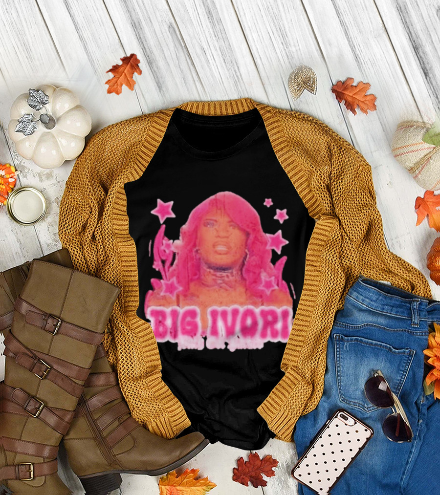 Big Ivori Bitch Got Parked Ivori Minor Stars Retro Pink Aesthetic T-Shirt