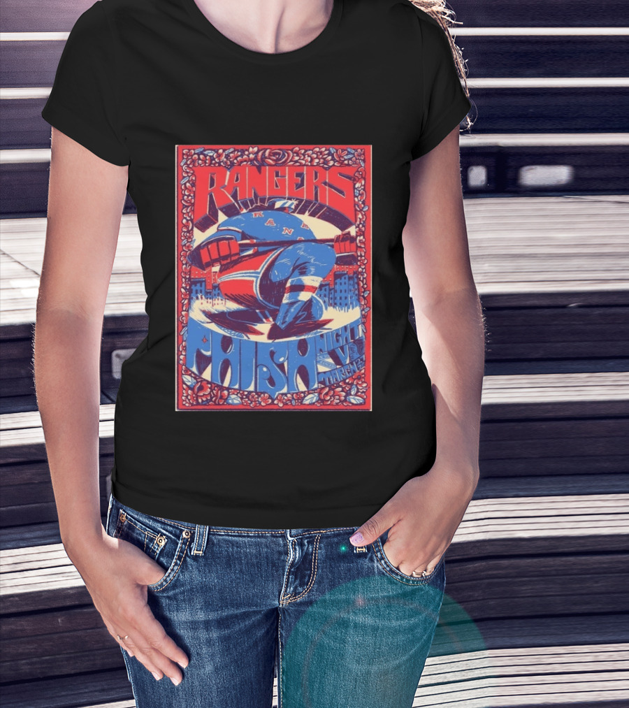 Rangers Phish Night Live At Madison Square Garden March 27 2026 T-Shirt