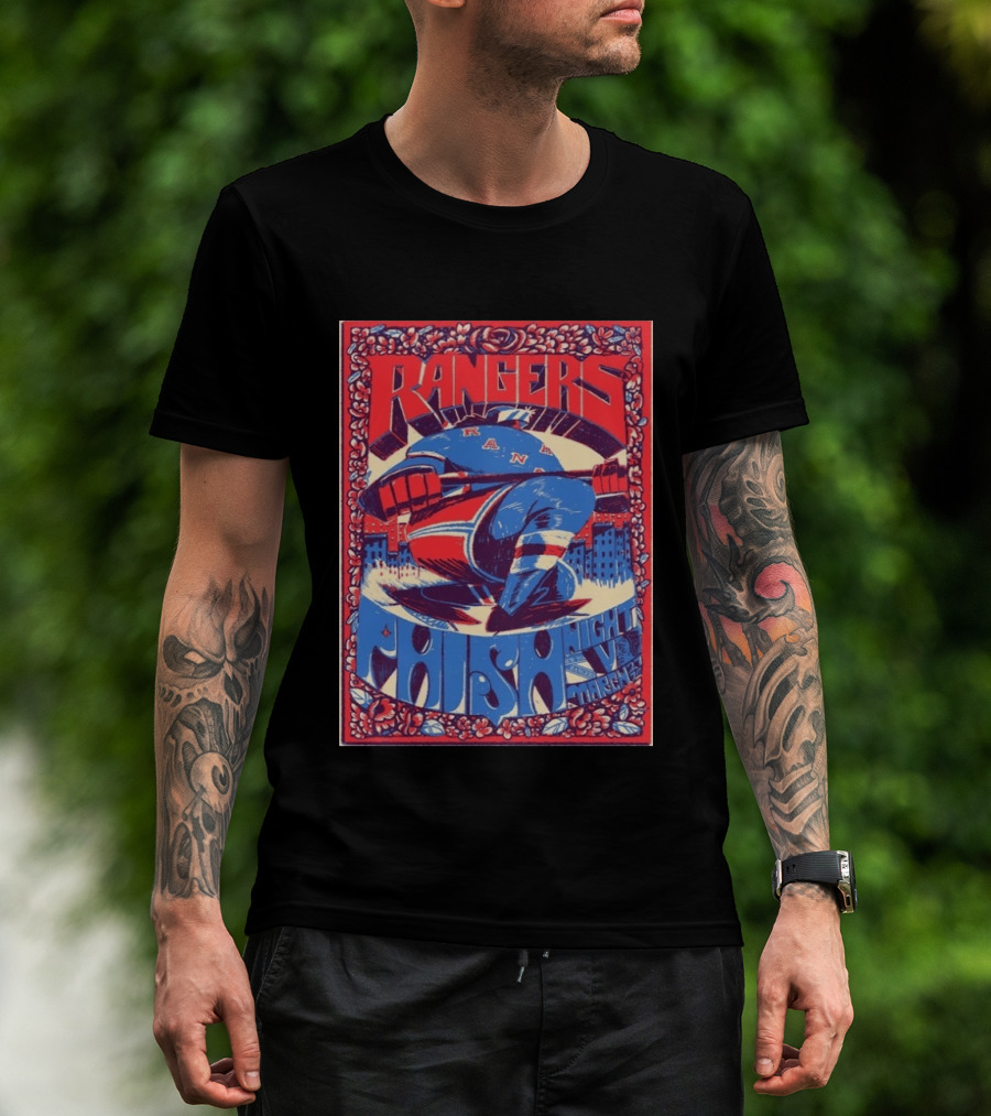 Rangers Phish Night Live At Madison Square Garden March 27 2026 T-Shirt