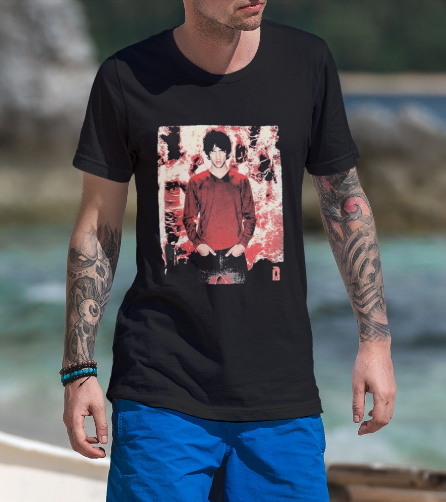 Richard Ashcroft 2026 Tour Classic Photo Red Abstract T-Shirt