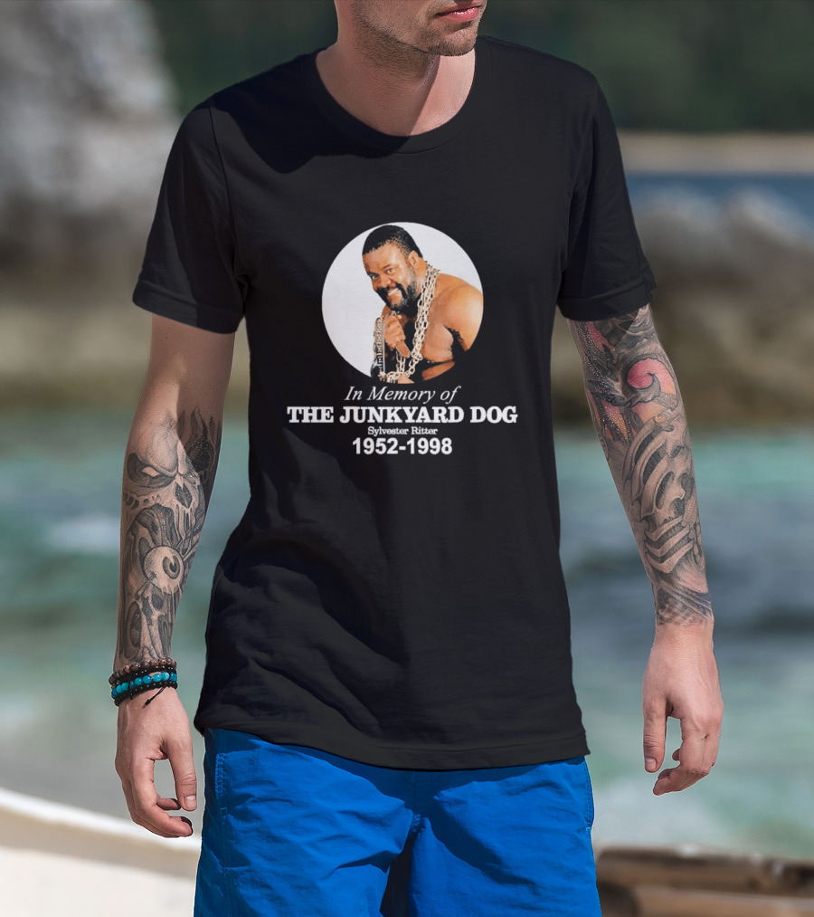 WWE In Memory Of The Junkyard Dog Sylvester Ritter 1952 1998 T-Shirt