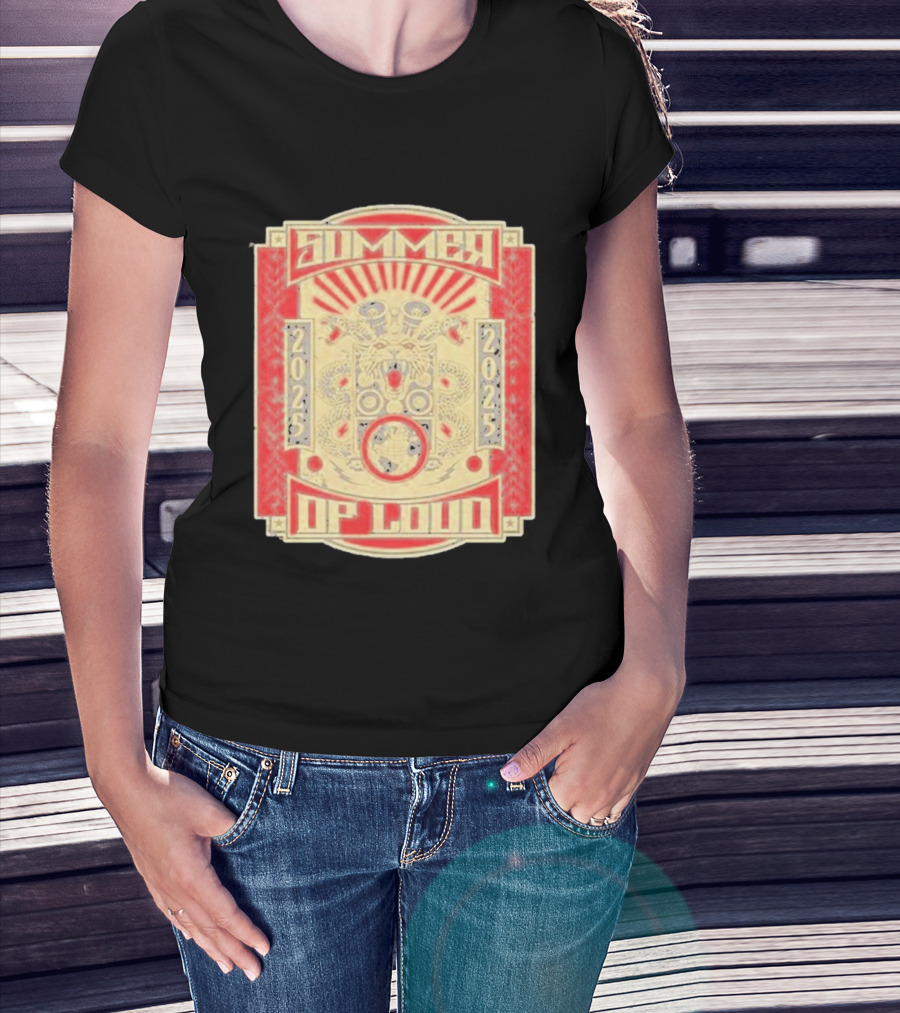 Summer 2025 Loud Festival Vibrant Red Dragon Speaker T-Shirt