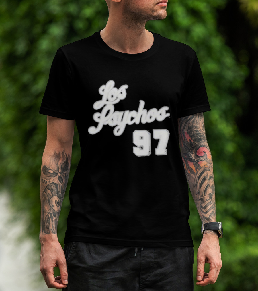 Los Psychos 97 Throwback The Psycho Realm Rare T-Shirt
