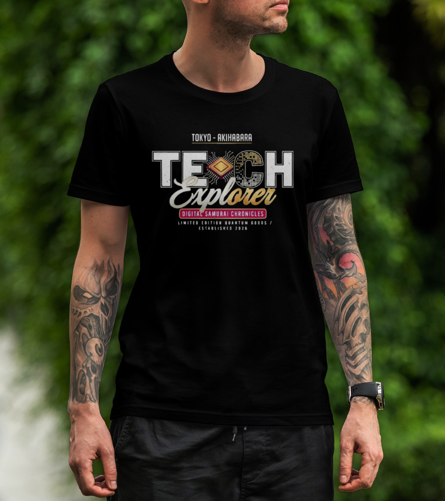 Tokyo Akihabara Tech Explorer Digital Samurai Chronicles Limited Edition Quantum Mods 2026 T-Shirt