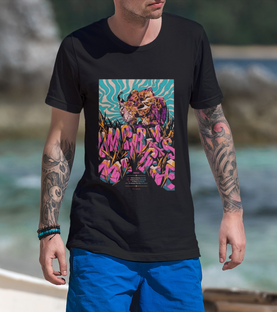 Umphrey's McGee Bend OR March 25 2026 Midtown Ballroom Tour MMXXVI Psychedelic Tiger T-Shirt