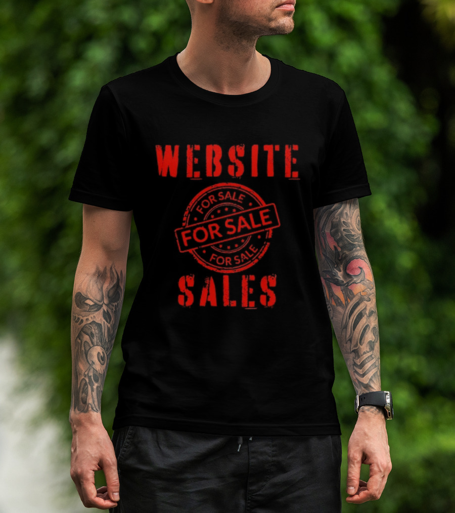 Website Sales For Sale Online Promotion T-Shirt