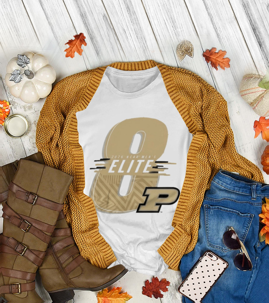 Purdue Boilermakers 2026 NCAA Men's Elite 8 T-Shirt